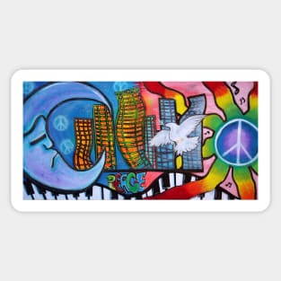 Peaceful City Sticker